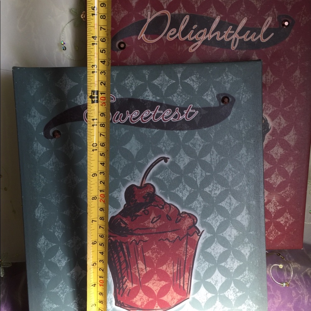Retro Steampunk Pair of Kitchen Wall Art